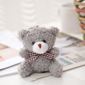 Promotion <b>Cute</b> Cartoon Mini Teddy <b>Bear</b> Plush Keychain Kids Backpack Animal Toy and Gifts for Children - Product Image 6