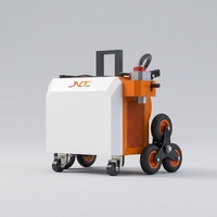 JPT 500W Laser de nettoyage à fibre intégrale, refroidi par air, portable, nouveau modèle en acier inoxydable, haute productivité, largeur d'impulsion 30-500ns, pour la décapage de la rouille sur bois et pierre