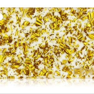Hoja acrílica <span class=keywords><strong>con</strong></span> purpurina colorida, hoja de plástico de <span class=keywords><strong>corte</strong></span> láser DIY de 3mm <span class=keywords><strong>con</strong></span> diseño decorativo incrustado en escamas - Product Image 1
