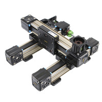 Plateforme de mouvement mécanique Mjunit XYZ à 3 axes, module croisé personnalisé, module linéaire à courroie synchrone, CNC trois axes