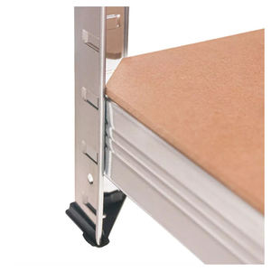 מדפי אחסון כבדים למוסך, 5 קומות, מתכת, ללא ברגים, לשימוש תעשייתי או ביתי - Product Image 5