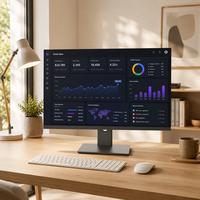 شاشة ألعاب 27 بوصة بمعدل تحديث عالٍ 180 هرتز، دقة 2K QHD، تقنية IPS سريعة، تقليل ضبابية الحركة، شاشة للرياضات الإلكترونية، متوفرة بالجملة