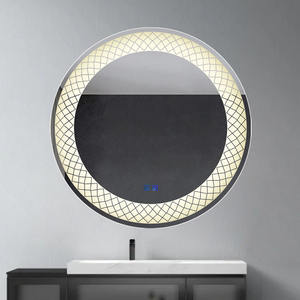 Oscurecimiento continuo maquillaje inodoro círculo táctil desempañador <span class=keywords><strong>espejo</strong></span> lámpara <span class=keywords><strong>led</strong></span> interior moderno lámparas de pared luces inteligentes para el hogar - Product Image 3