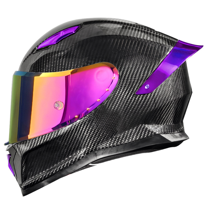 Casco Aurora púrpura chapado kit púrpura (color casco nota)