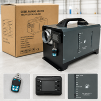 Chauffage de stationnement horizontal intégré 2kW 5kW 12V 24V pour voitures, camions, camping-cars, bus, SUV, caravanes, tentes, bateaux et motorhomes, à air et diesel