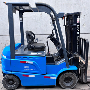 China Used Byd Forklift All-electric <b>Station</b> Rack Stacker 2 Tons Electric Fork Truck Stackers for Warehouses - Product Image 1