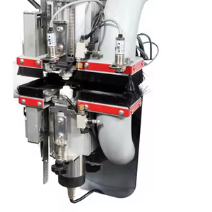 เครื่องพับขอบโค้งแบบแขนพับ ควบคุมด้วย PLC 380V 6.5kW สำหรับการผลิตไม้อัดและแผ่นปาร์ติเคิลบอร์ด รองรับการใช้งานรูปทรงหลากหลาย - Product Image 6