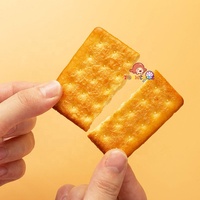 Craquelins Salés au Fromage Savoureux Saveur Riche au Lait et au Fromage Faible en Sucre Collation pour le Petit-Déjeuner et la Gestion du Poids Boîte de 230g