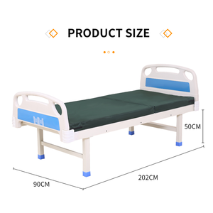 Китайское медицинское оборудование, простая экономичная стальная пластина, медицинская Больничная кровать, Цветочная медицинская кровать - Product Image 2