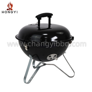 Parrilla Portátil Redonda de Carbón HONGYI de 3 kg, Estufa de Acero Galvanizado para Acampar al Aire Libre con Tapa - Product Image 3
