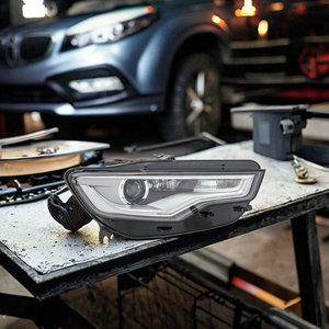 Oem năng động lần lượt tín hiệu ma trận phong cách <span class=keywords><strong>Led</strong></span> Đèn Pha đặt cho Audi A6 C7 2015 2018 nhà máy bán buôn Điều kiện Mới 6000K màu - Product Image 5