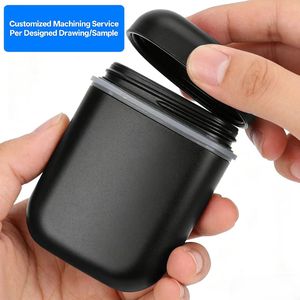 Custom Stainless Steel Holders Storage Container CNC Machined with <b>Powder</b> Coating Finish for Outdoor Camping & Traveling - Product Image 1