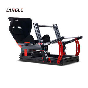 เครื่องเกมจำลองการขับรถ VR เก้าอี้เล่นเกมในร่มเพื่อความบันเทิง3หน้าจอ6 dof 4D เคลื่อนไหวเก้าอี้เล่นเกมจำลองการแข่งรถ - Product Image 1