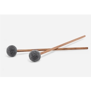 Nuovo tamburo lingua in acciaio mazze morbide testa di lana mazze a percussione bastoncini per tamburo lingua xilofono Glockenspiel <span class=keywords><strong>Woodblock</strong></span> - Product Image 1