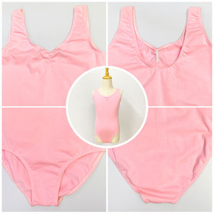 A8015, Детская кофта для девочек, тренировочный балетный купальник, Детская танцевальная одежда, боди с широким ремешком, оптовая цена, красочный хлопок - Product Image 2