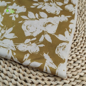 Kain Satin Charmeuse Cetak Digital Kustom Grosir, Kain Tekstil Satin Crepe Back untuk Gaun - Product Image 5