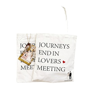 Bolsa de Lona con Asa Negra al por Mayor, Impresión de Logotipo Personalizado, Bolsa de Mano Promocional de Lona 100% Algodón - Product Image 1