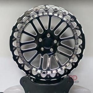 ล้อ beadlock 17-18นิ้วล้อ beadlock 5X112 5X114.3 5X120สำหรับ Nissan <span class=keywords><strong>GTR</strong></span> M340i BMW F82 racers ปิ๊กอัพ GR Supra ออกแบบได้ตามต้องการ - Product Image 3