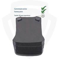 Gilet de sécurité tactique balistique de protection individuelle pour hommes, double coffre-fort personnalisé noir taille réglable dissimulable