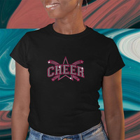 Motifs en strass de cristal personnalisés pour la cheerleading, thermocollants pour robes, écharpes et pantalons