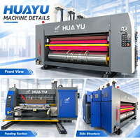 Machine automatique de fabrication de boîtes en carton, équipement d'impression, de rainurage et de découpe, solution d'emballage haute efficacité