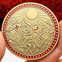 Moneda de cobre coleccionable: Figura famosa de los Estados Unidos, moneda de medio dólar de latón bañada en plata, reproducción de monedas antiguas estadounidenses.