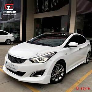 <span class=keywords><strong>Hyundai</strong></span> Elantra araç gövde kiti-2013 için 2016 yükseltme 2018 kore tipi vücut dış parçalar aksesuar ön dudak yan etek arka dudak - Product Image 6