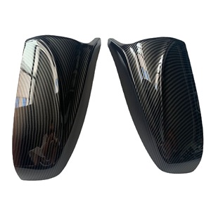 Carcasa de espejo retrovisor de fibra de carbono para Bmw X5 X6 E70 E71 08-13, juego completo de material ABS - Product Image 3