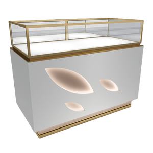 Meubles de bijouterie de luxe en MDF Étagère de présentation murale Design de comptoir Vitrine de bijoux pour centre commercial - Product Image 3