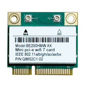 BE200HMW Mini PCIe WiFi <strong>7</strong> <strong>Network</strong> Card BT 5.4 Tri-Band 2.4G/5G/6GHz Wireless <strong>Adapter</strong> for PC <strong>Windows</strong> 10/11 Internal for Laptop - Product Image 2