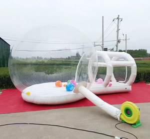 Château gonflable en PVC blanc pour l'extérieur, maison à bulles, fête de mariage, jeu pour enfants à vendre - Product Image 3