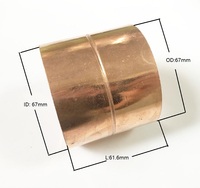 Couplage de cuivre pour réfrigération, tranchage 2 5/8 pouces ID:66.68mm épaisseur 1.8mm