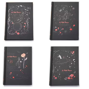 HK A5 màu đen trống bên trong trang ngang dòng minh họa notepad sinh viên tự làm graffiti máy tính xách tay - Product Image 5