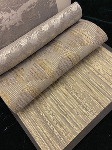 Telas de Jacquard de Lujo en <span class=keywords><strong>Beige</strong></span> Gris con Bordado, Cortinas Únicas para la Sala de Estar - Product Image 4