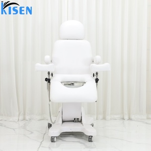 Fauteuil d'examen gynécologique Kisen Electric à 3 moteurs, table d'examen clinique, lit de beauté blanc, table d'examen gynécologique - Product Image 3