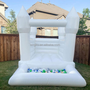 Kids Indoor White Pastel <strong>Pink</strong> Inflatable <strong>Ball</strong> <strong>Pit</strong> / <strong>Ball</strong> Pool With Ocean <strong>Balls</strong> for Sale - Product Image 5