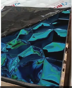 Services de découpe et de pliage de tôles en acier inoxydable 201 304 304L 316L 410, motif cube d'eau, pour l'architecture et la décoration d'art moderne - Product Image 3