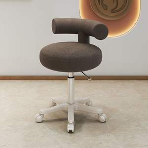 Sgabello per Trucco in Velluto di Agnello al Prezzo Più Basso, Sedia Girevole con Alzata Regolabile per <span class=keywords><strong>Casa</strong></span> e Nail Art - Product Image 3