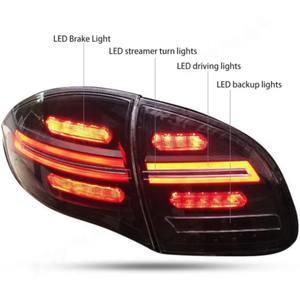 Feux de <span class=keywords><strong>voiture</strong></span> à LED complètes Cayenne GTS 958 Clignotant séquentiel dynamique pour feux arrière Porsche Cayenne 2011-2014 - Product Image 5
