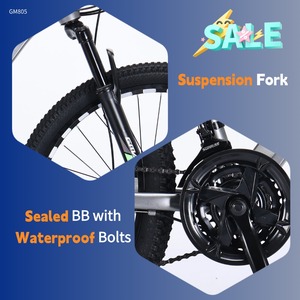 จักรยานเสือภูเขา VTT Forever sepeda <span class=keywords><strong>MTB</strong></span> ระบบกันสะเทือนแบบเต็มความเร็ว21สปีดสำหรับผู้ใหญ่ - Product Image 4