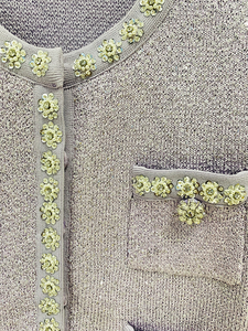 婦人服スパンコールジャケットとプリーツスカートセット2ピースブレザースーツ - Product Image 5