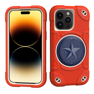 Funda Protectora de Silicona con Anillo de Soporte, Apta para iPhone 15Pro Max, Resistente a Golpes y Caídas - Product Image 6