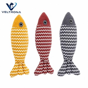 Juguete de lino con hierba gatera para gatos, de lona texturizada, de felpa, interactivo, con hierba gatera, 3 colores, 21 cm - Product Image 1