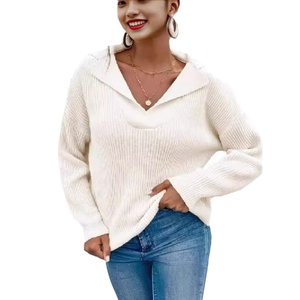 Maglione Pullover da Donna alla Moda Europea, con Scollo Elegante e Lavorazione Morbida e Confortevole (Personalizzabile) - Product Image 5