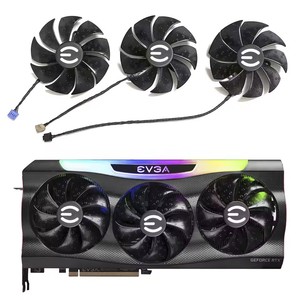 Nuevo ventilador de tarjeta de vídeo PLD09220S12H de 87MM para <span class=keywords><strong>EVGA</strong></span> GeForce RTX <span class=keywords><strong>3070</strong></span> 3080 3090 3080Ti FTW3 ventilador de tarjeta gráfica ULTRA GAMING - Product Image 1