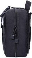 Trousse de premiers secours tactique en nylon 600D noir, sac médical EMT, pochette Molle pour premiers secours