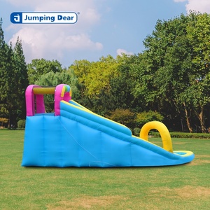 Parc aquatique gonflable avec toboggans, piscine gonflable, trampoline château, aire de jeux pour enfants, toboggans gonflables élastiques - Product Image 5