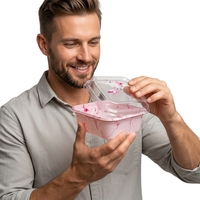 Boîte à gâteau carrée transparente en PET de 5 mm avec couvercle anti-buée pour tiramisu, mousse, desserts, pâtisseries, emballage alimentaire à emporter, vente en gros