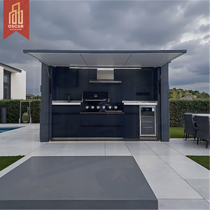 Bbq Grill Cabinet with Sink and <strong>Drawer</strong> Slide Modular Design Garden Backyard Patio Outdoor Kitchen - Product Image 1