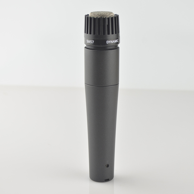 Professional SM57 Dynamic Cardioid Wired Handheld Microphone XLR Connector Metal Material Lightweight Portable for Studio Live